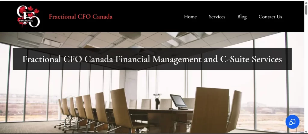 Fractional CFO Canada Homepage