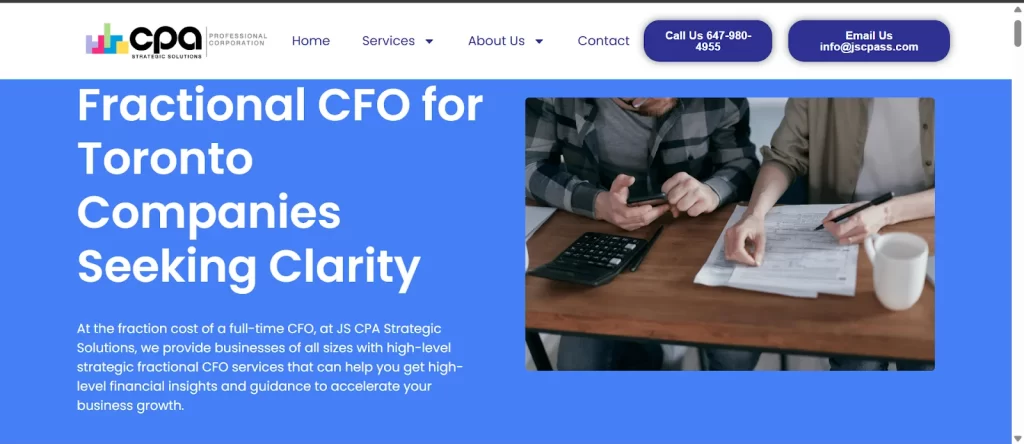 JS CPA Strategic Solutions Homepage