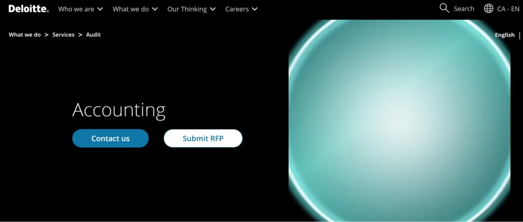 Deloitte Canada Homepage