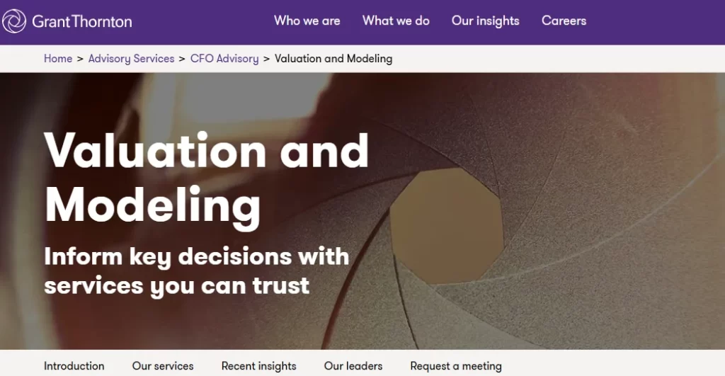 Grant Thornton LLP Homepage
